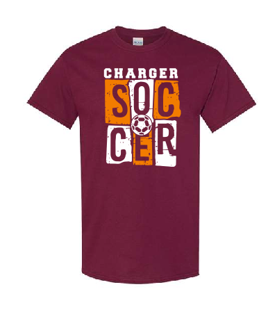 Charger soccer grunge box